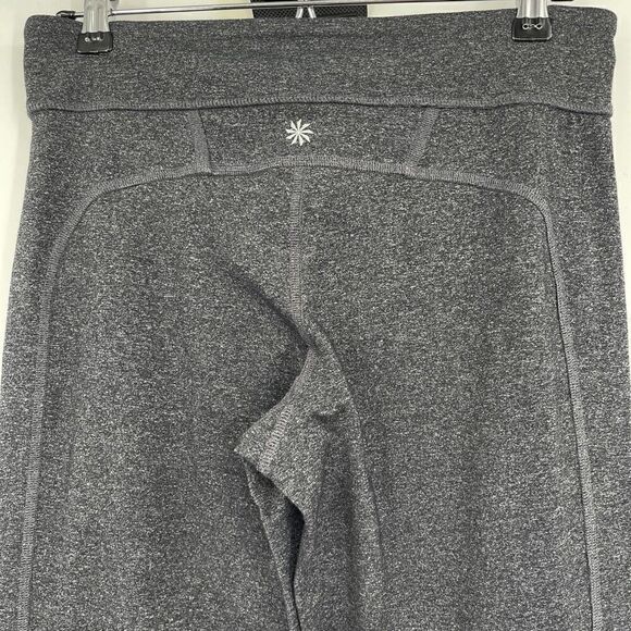 Athleta Heather Gray Chaturanga Bootcut Pull-On Yoga Leggings Medium - Picture 4 of 5